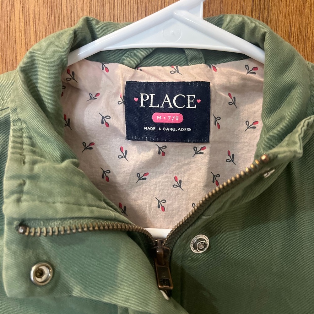 The Children's Place Girls Green Jacket - Picture 2 of 5